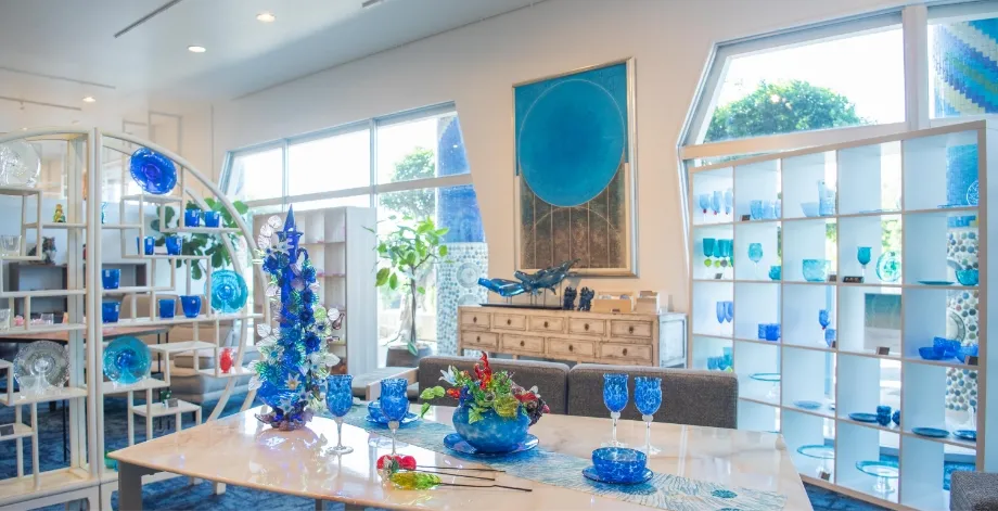 琉球ガラス村 ガラスショップ