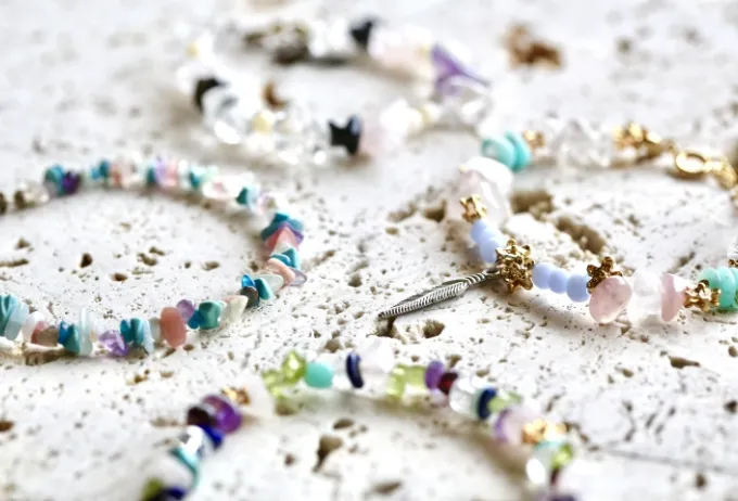 天然石ブレスレット