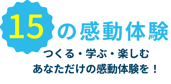 15の感動体験